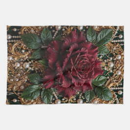 Paño De Cocina Floral Gótico Victoriano