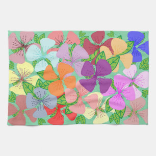 Paño De Cocina Floral imaginario