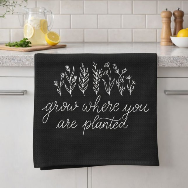 Paño De Cocina Floral Inspirador (Subido por el creador)