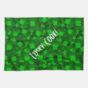 Paño De Cocina Floral moderna de cuatro hojas