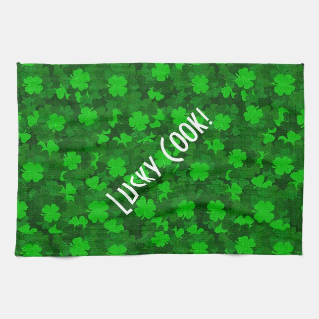 Paño De Cocina Floral moderna de cuatro hojas (Horizontal)