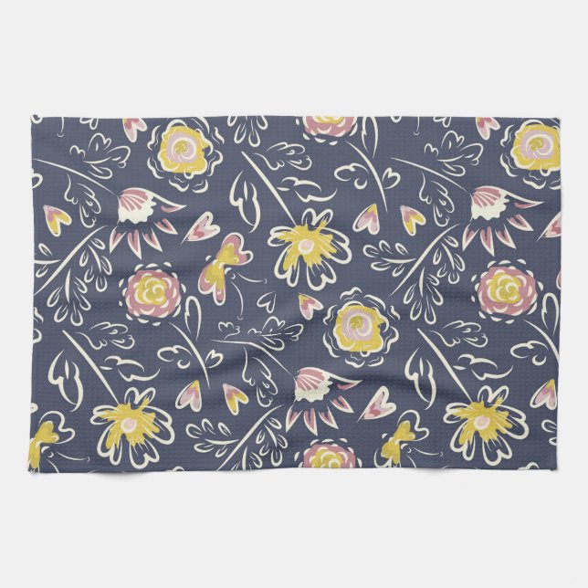 Paño De Cocina Floral Whirlwind (Horizontal)