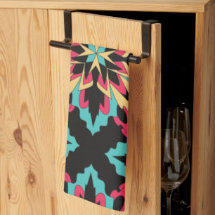 Paño De Cocina Floral Y Glamour Moda Impresionante