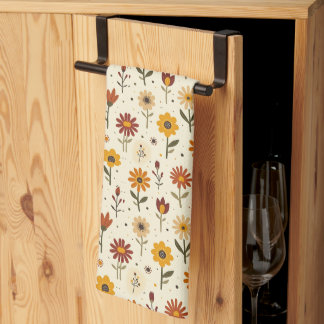 Paño De Cocina Florales Boho
