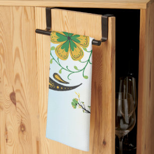Paño De Cocina Florales Serenos Taiji – Arte Calmado