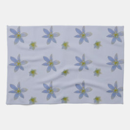Paño De Cocina florecer en blanco