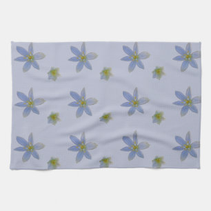 Paño De Cocina florecer en blanco