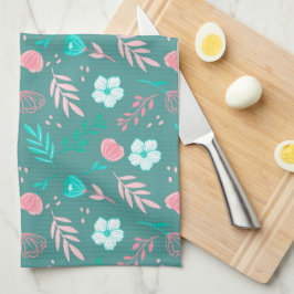 Paño De Cocina Flores