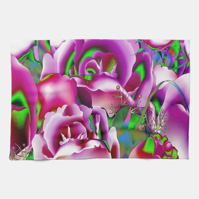 Paño De Cocina Flores (Horizontal)