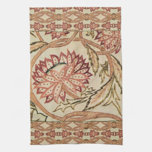 Paño De Cocina Flores bohemias rosadas