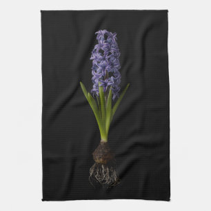 Paño De Cocina Flores   Bombilla morada de jacinto