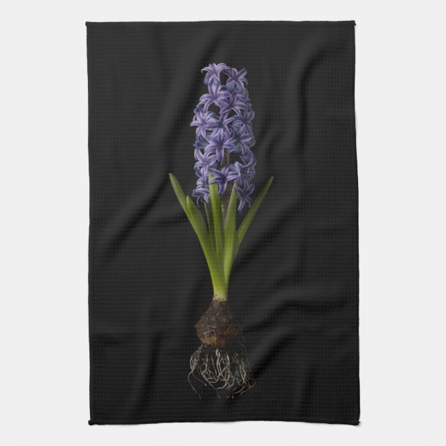 Paño De Cocina Flores | Bombilla morada de jacinto (Vertical)