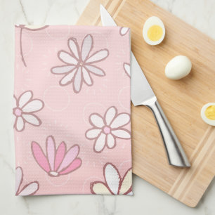 Paño De Cocina Flores cortas