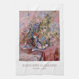 Paño De Cocina Flores de 1906 por Edouard Vuillard