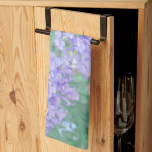 Paño De Cocina Flores de árbol pastel morado Jacaranda