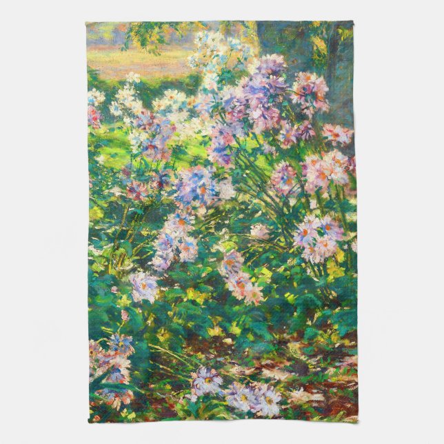 Paño De Cocina Flores de bonito de época ilustracion de flores de (Vertical)