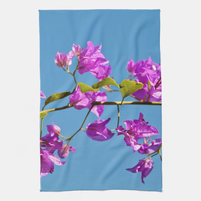 Paño De Cocina Flores de Buganvilla (Vertical)