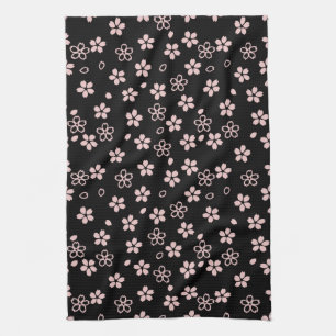 Paño De Cocina Flores de cerezo, diseño japonés