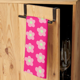 Paño De Cocina Flores de cerezo en rosa