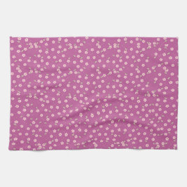 Paño De Cocina Flores de cerezo y Petales japoneses v3