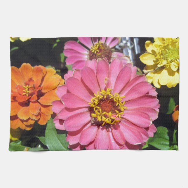 Paño De Cocina Flores de colores (Horizontal)