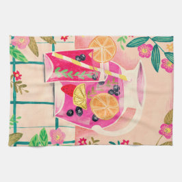 Paño De Cocina Flores de jardín para beber fruta