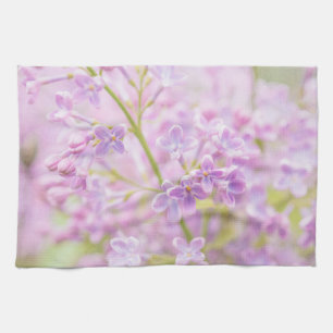 Paño De Cocina Flores de Lila Niebla