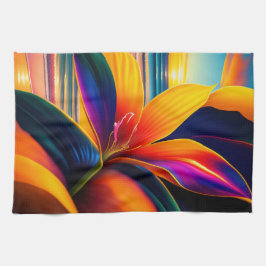 Paño De Cocina Flores de paraíso tropical