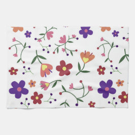 Paño De Cocina flores de patrón-