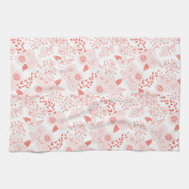 Paño De Cocina Flores de perro en los corales vivos