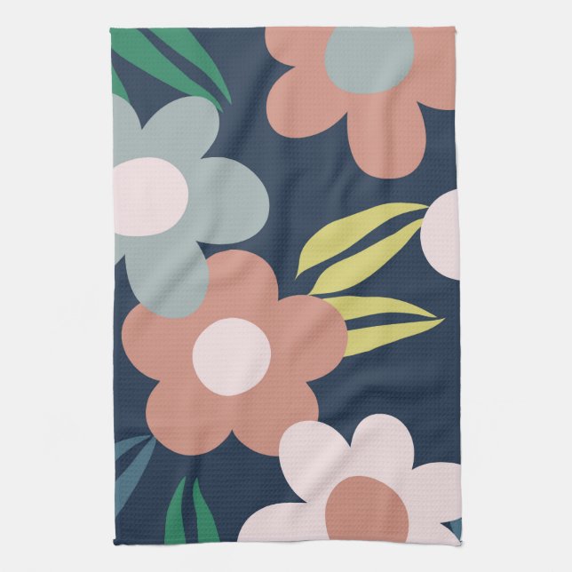 Paño De Cocina Flores de primavera (Vertical)