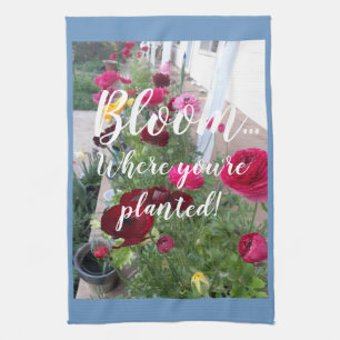 Paño De Cocina Flores de primavera coloridas Regalo de baño Toall