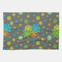 Paño De Cocina Flores de punta de felpa - Patrón Emmy