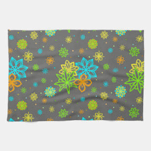 Paño De Cocina Flores de punta de felpa - Patrón Emmy