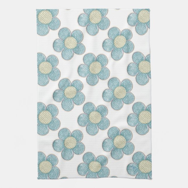 Paño De Cocina Flores de verano (Vertical)