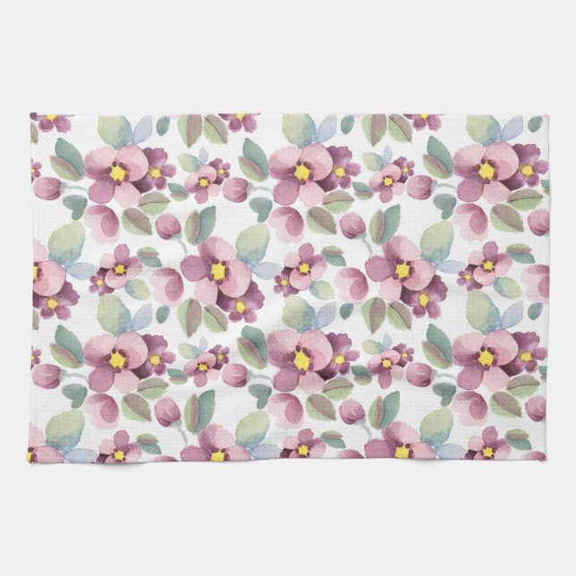 Paño De Cocina Flores de verano 1 (Horizontal)