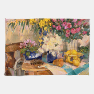 Paño De Cocina Flores frescas II