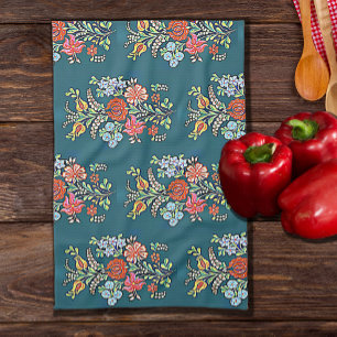Paño De Cocina flores húngaras