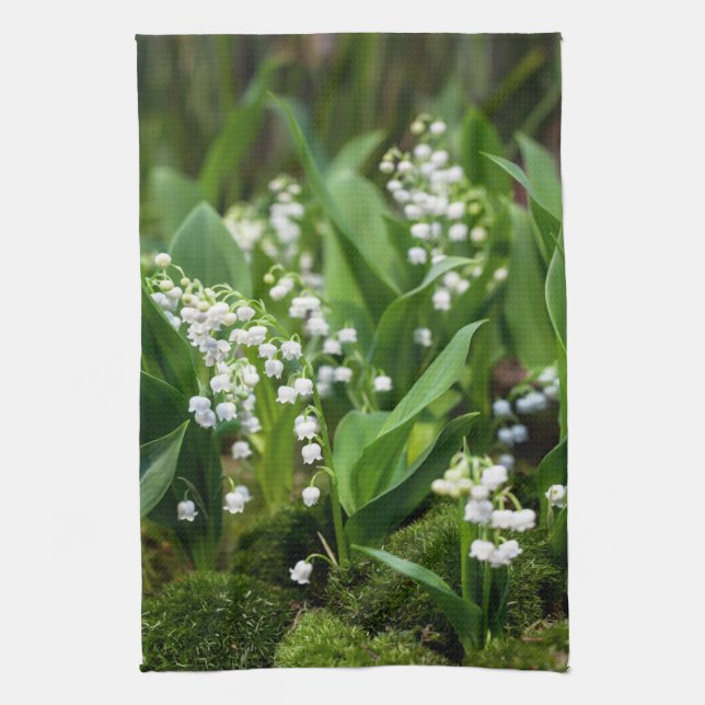 Paño De Cocina Flores | Lily del Valle de Suecia (Vertical)
