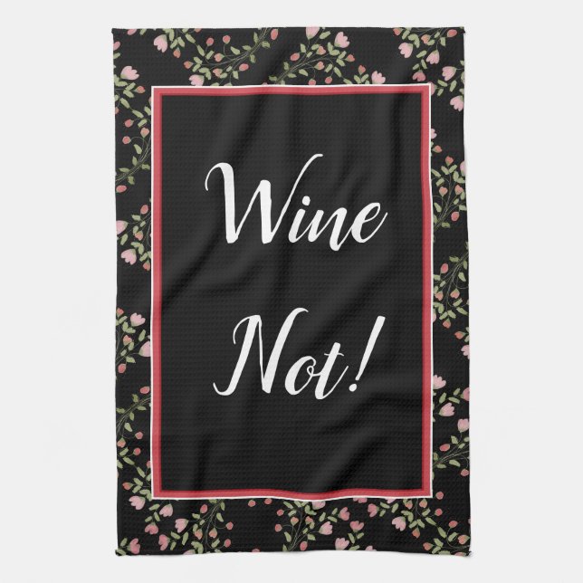 Paño De Cocina Flores Modernas Y Elegantes (Vertical)