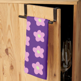 Paño De Cocina Flores moradas