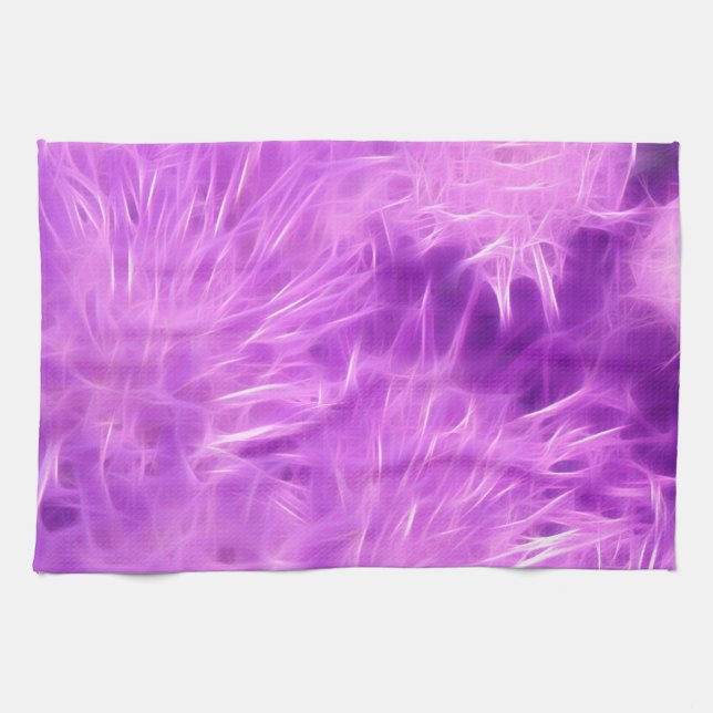 Paño De Cocina Flores moradas transformadas (Horizontal)