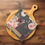 Paño De Cocina Flores pasteles modernas y regalo personalizado de<br><div class="desc">Flores pasteles modernas y regalo personalizado de Kraft</div>