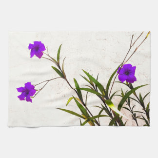 Paño De Cocina Flores púrpuras en la brisa