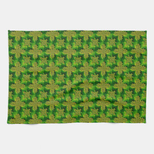 Paño De Cocina Flores retras en 3D, Artdeco