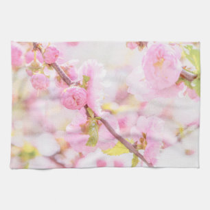 Paño De Cocina Flores rosadas sakura - Flor japonesa de cerezo