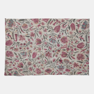Paño De Cocina Flores rosas Chintz Boho Cottagecore