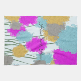 Paño De Cocina Flores silvestres de bonito