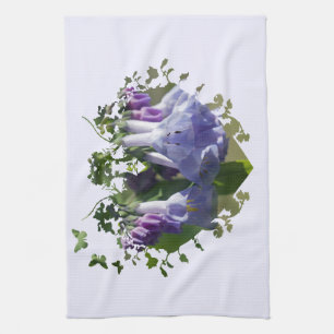 Paño De Cocina Flores silvestres de Virginia Bluebells