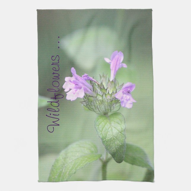 Paño De Cocina Flores violetas (Vertical)